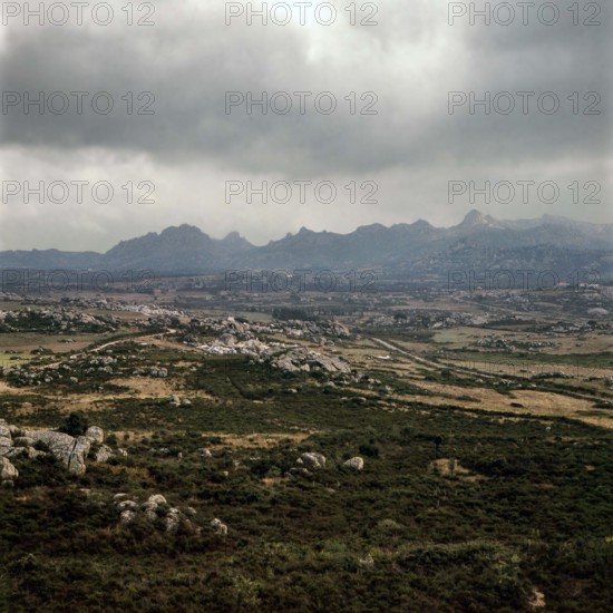Nature, Italy, region of Sardegna 1975 Piana de Grandi Sassi - Valle della Luna (Plain of the Big Stones - Valley of the Moon).