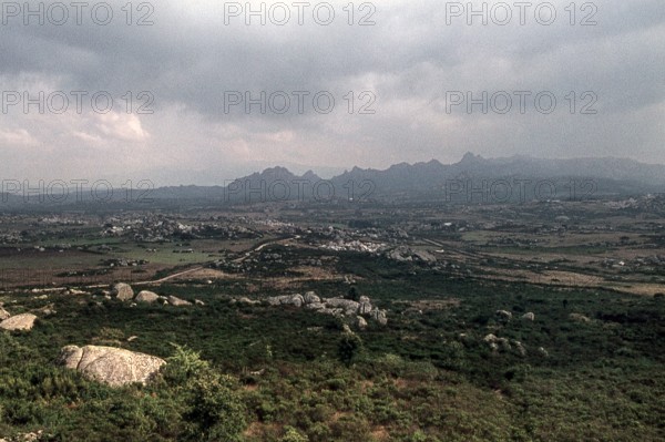 Nature, Italy, region of Sardegna 1975 Piana de Grandi Sassi - Valle della Luna (Plain of the Big Stones - Valley of the Moon).