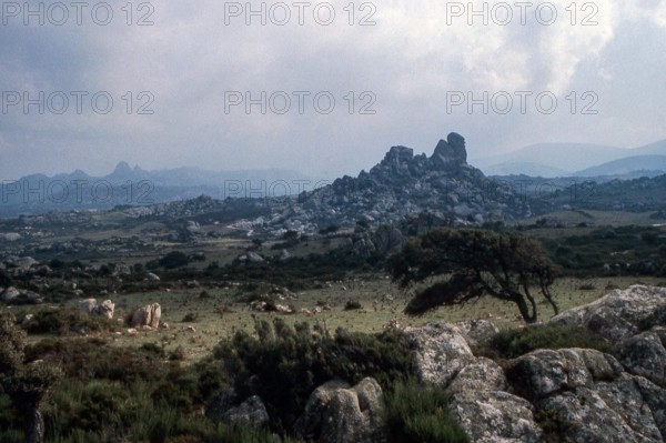 Nature, Italy, region of Sardegna 1975 Piana de Grandi Sassi - Valle della Luna (Plain of the Big Stones - Valley of the Moon).