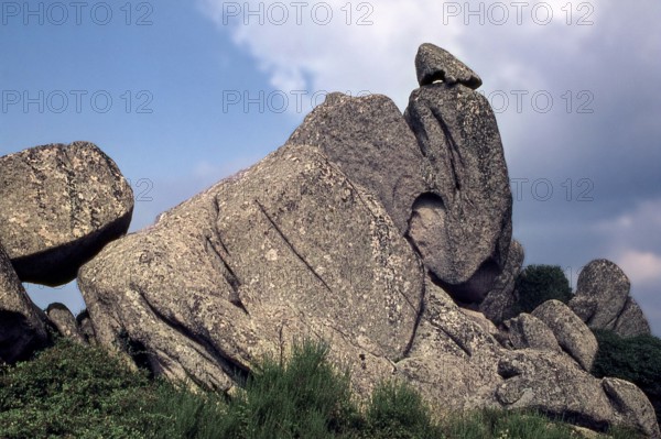 Nature, Italy, region of Sardegna 1975 Piana de Grandi Sassi - Valle della Luna (Plain of the Big Stones - Valley of the Moon).
