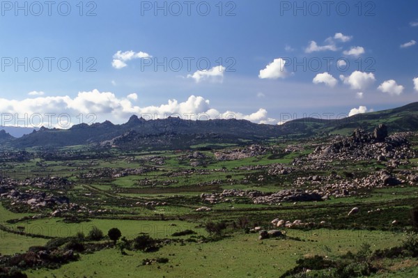 Nature, Italy, region of Sardegna 1975 Piana de Grandi Sassi - Valle della Luna (Plain of the Big Stones - Valley of the Moon).