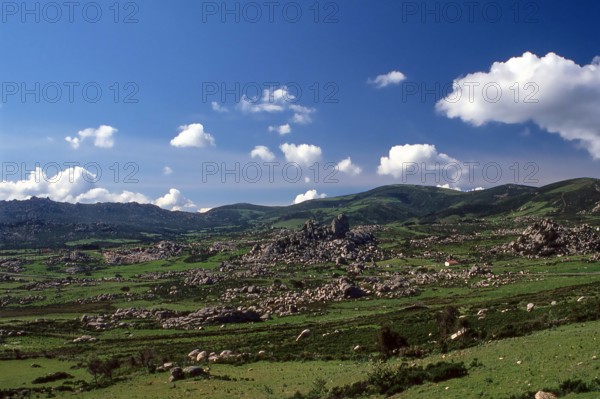 Nature, Italy, region of Sardegna 1975 Piana de Grandi Sassi - Valle della Luna (Plain of the Big Stones - Valley of the Moon).