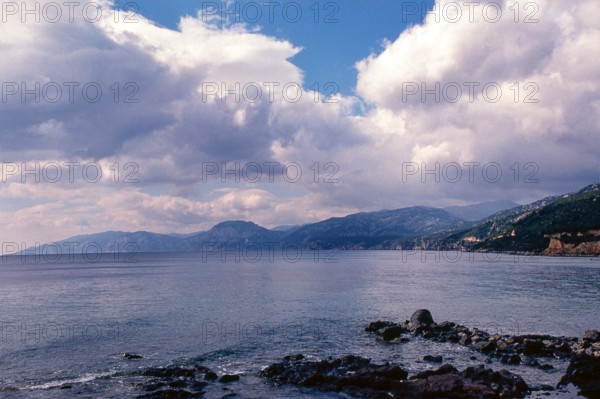 Nature, Italy, region of Sardegna 1975 Costa Smeralda (Emerald Coast).