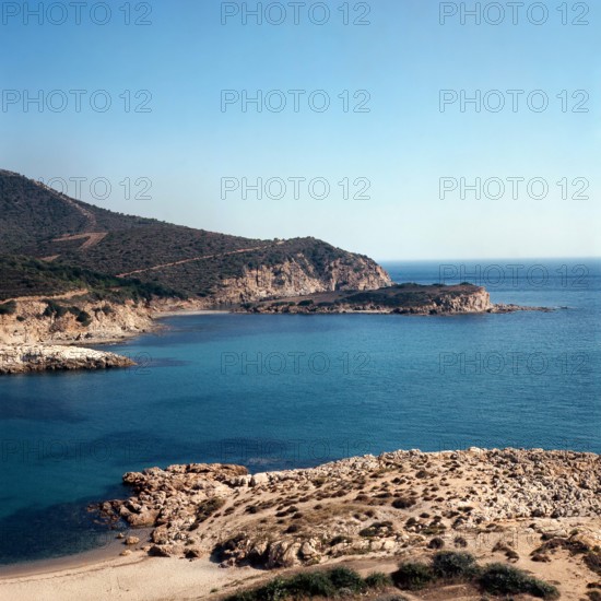 Nature, Italy, region of Sardegna 1975 Capo Teulada - Porto Pino (Teulada Cape - Porto Pino).