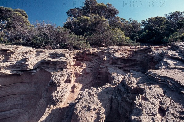 Nature, Italy, region of Sardegna 1975 Capo Teulada - Porto Pino (Teulada Cape - Porto Pino).