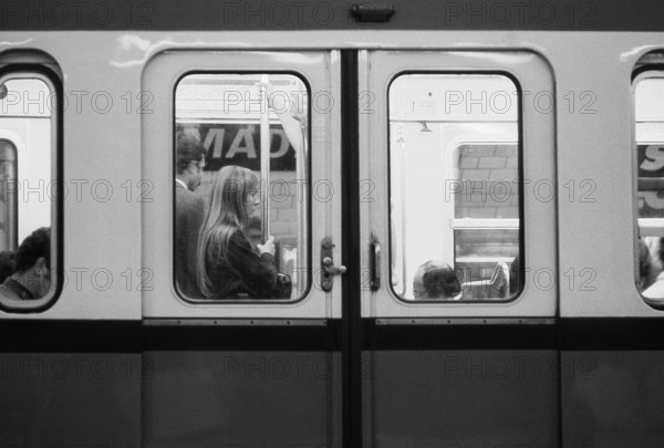 1975, Paris, subway.