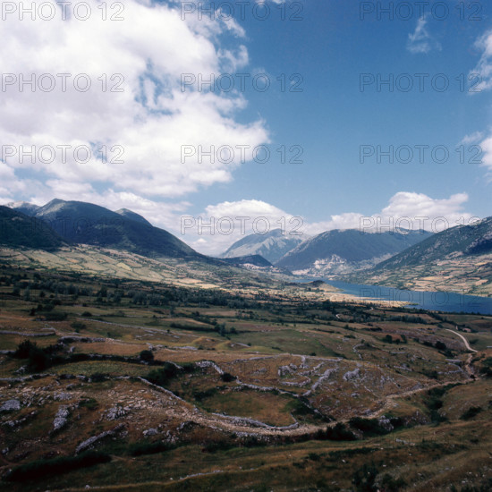 Nature, Italy, region of Abruzzo, 1975 Abruzzo Natural Park natural reserve.