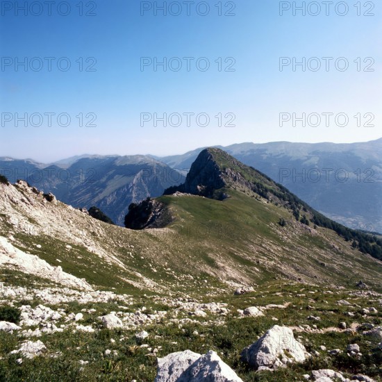 Nature, Italy, region of Abruzzo, 1975 Abruzzo Natural Park natural reserve.