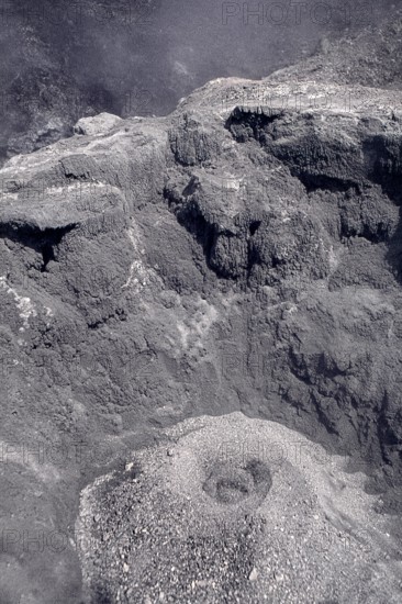 Nature, Italy, region of Campania, 1975 Solfatara of Pozzuoli.
