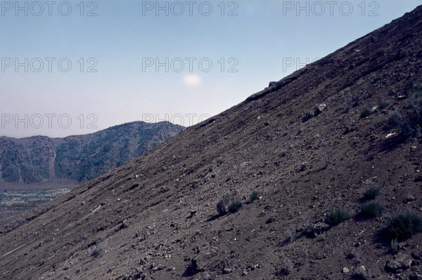 Nature, Italy, region of Campania, 1975 Vesuvius volcano.