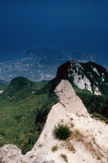 Nature, Italy, region of Campania, 1975 Ischia Monte Epomeo.