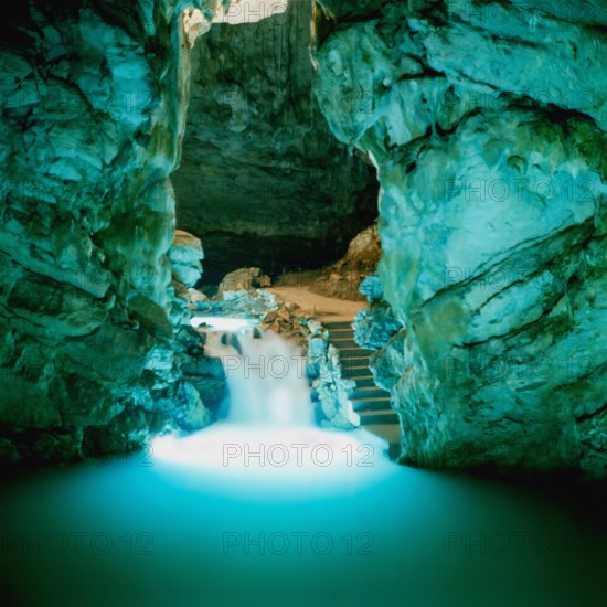 Nature, Italy, region of Campania, 1975 Pertosa-Auletta Caves.