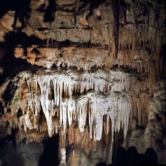 Nature, Italy, region of Puglia 1975 Grotte di Catellana (Castellana caves).