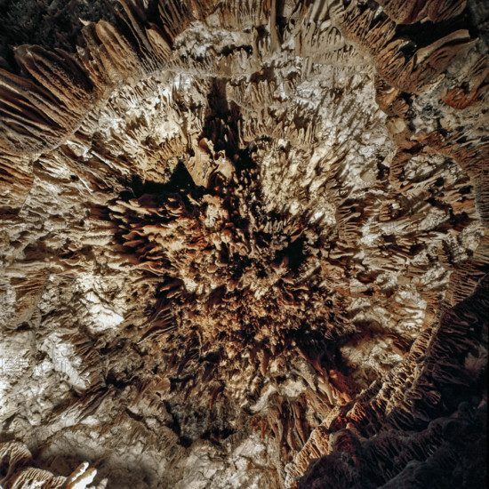 Nature, Italy, region of Puglia 1975 Grotte di Catellana (Castellana caves).