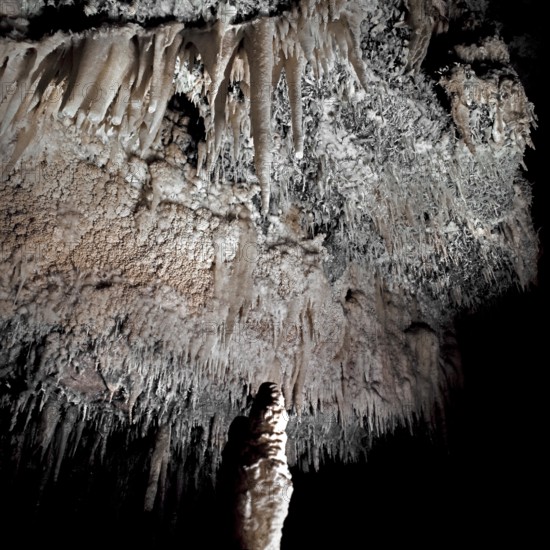 Nature, Italy, region of Puglia 1975 Grotte di Catellana (Castellana caves).