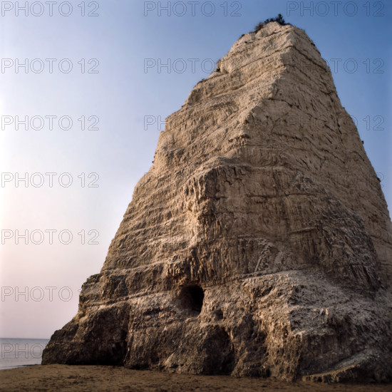Nature, Italy, region of Puglia 1975 Faraglione di Pizzimunno (Pizzimunno stack).