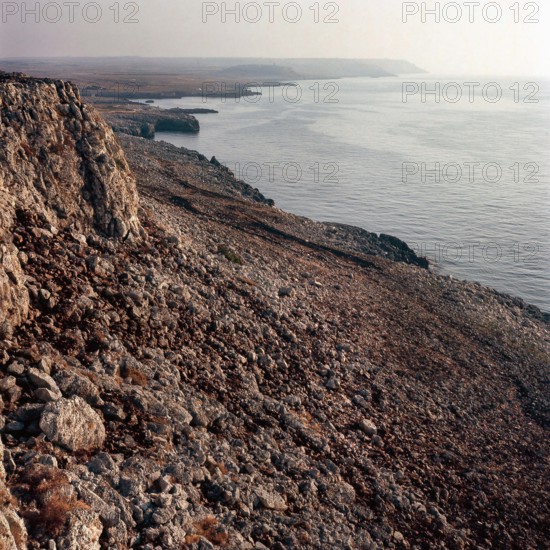 Nature, Italy, region of Puglia 1975 Costa del Salento (Salento coast).