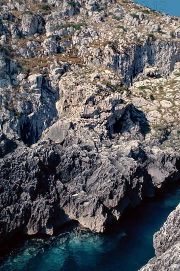 Nature, Italy, region of Puglia 1975 Costa del Salento (Salento coast).