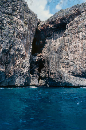 Nature, Italy, region of Puglia 1975 Costa del Salento (Salento coast).