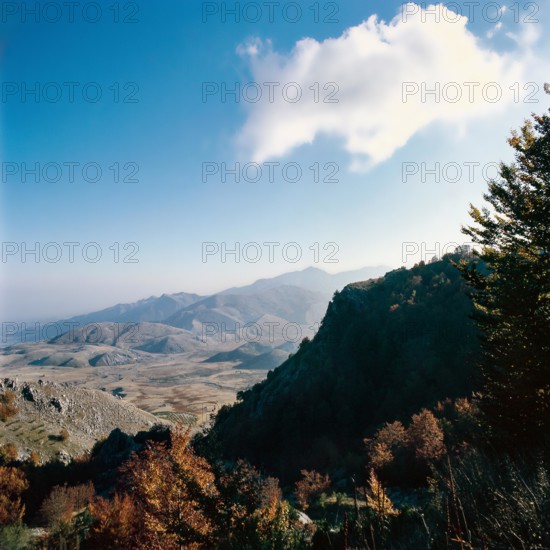 Nature, Italy, region of Calabria 1975 Comprensorio del Pollino - Monte Pollino (Pollino Mountain-Calabria National Park).