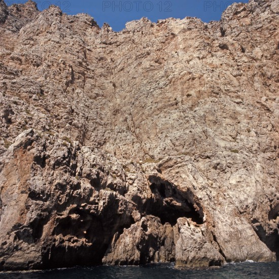 Nature, Italy, region of Sicilia 1975 Isole Egadi, Isola di Marettimo (Egadi Islands,  Marettimo Island).