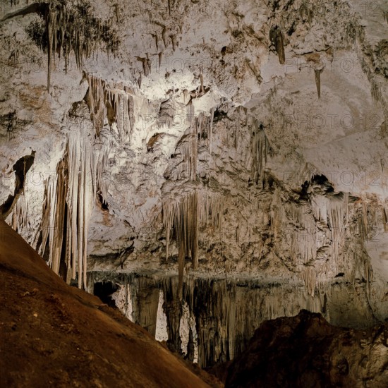 Nature, Italy, region of Sardegna 1975 Riviera del Corallo - Capo Caccia - Grotte di Nettuno (Coral Riviera - Caccia Cape - Neptune Caves).