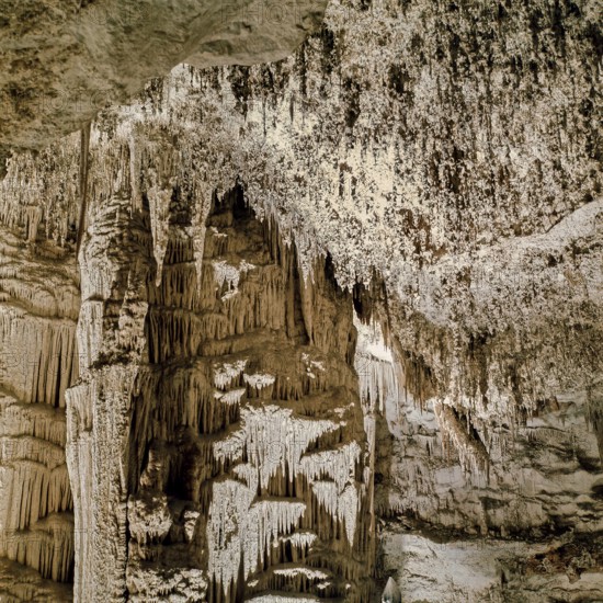 Nature, Italy, region of Sardegna 1975 Riviera del Corallo - Capo Caccia - Grotte di Nettuno (Coral Riviera - Caccia Cape - Neptune Caves).