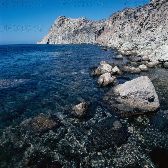 Nature, Italy, region of Sardegna 1975 Isola di San Pietro (San Pietro Island).