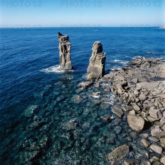 Nature, Italy, region of Sardegna 1975 Isola di San Pietro (San Pietro Island).