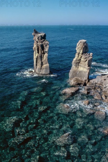 Nature, Italy, region of Sardegna 1975 Isola di San Pietro (San Pietro Island).