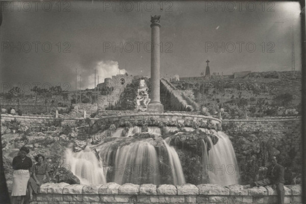 Apulian aqueduct terminal discharge. Santa Maria di Leuc1963