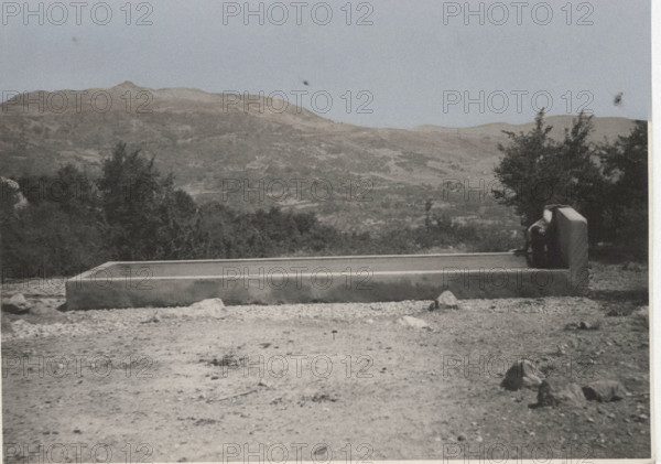 Alpe Cucco watering place. Ficuzza, Italy