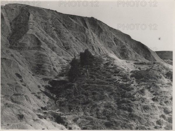 Badlands nearby Dittaino river