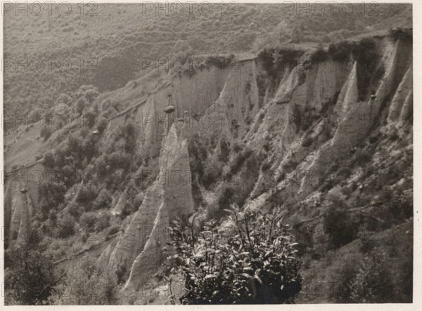 Earth pyramides. Cislano, Italy,