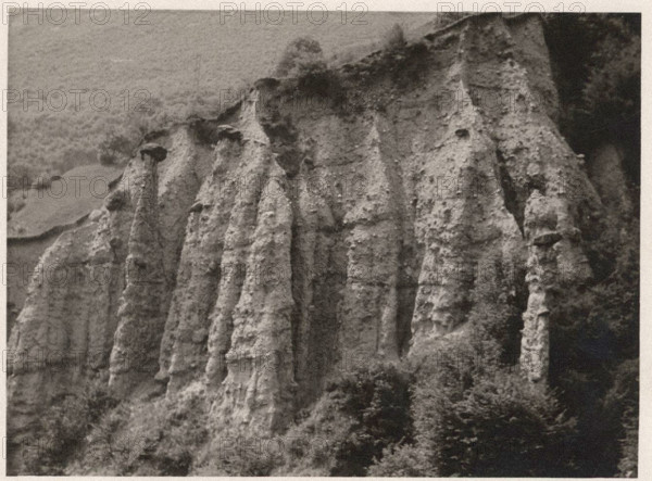 Earth pyramides. Cislano, Italy,