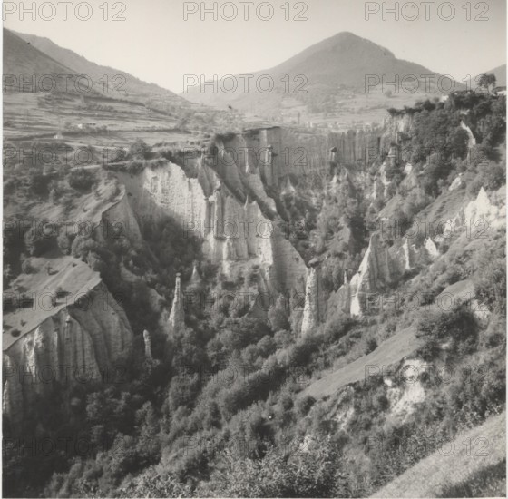 Earth pyramides. Iseo Lake. Italy,