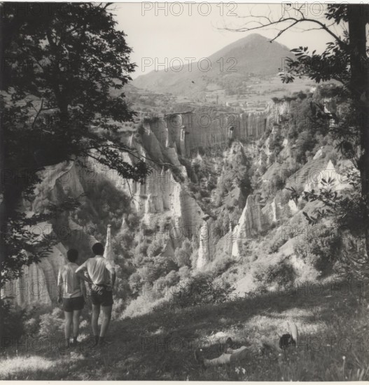 Earth pyramides. Iseo Lake. Italy,