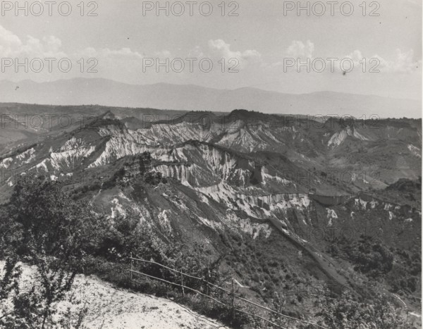 Badlands. Civita di Bagnoregio, Italy,