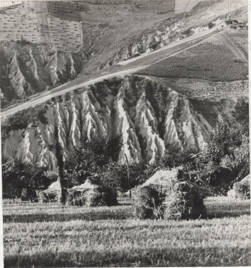 Badlands. Fermo, Italy,