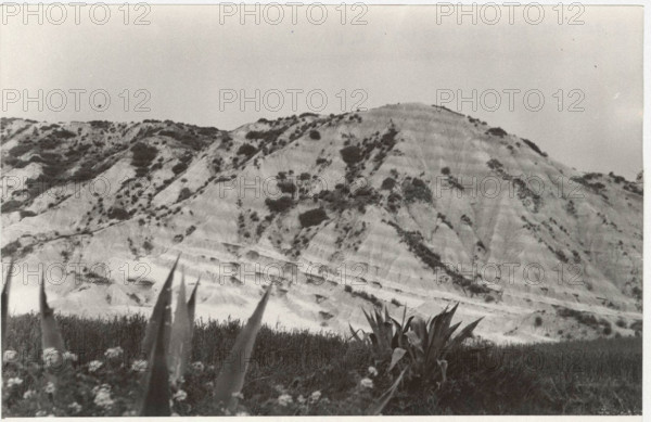 Badlands. Brancaleone, Italy,