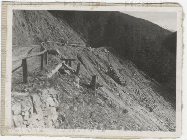 Landslide between Gomagoi and Solda