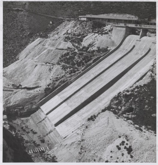 Carboj Dam, Sambuca in Sicily, Italy,