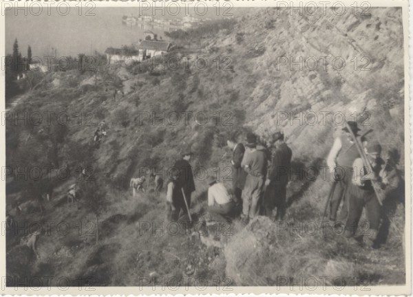 Reforestation works in Bergamo Italy