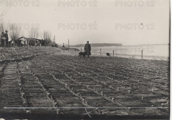 Po River land reclamation works