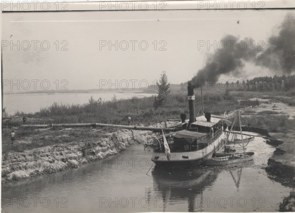 Po River land reclamation works