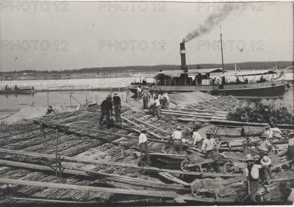 Po River land reclamation works