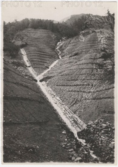 Forbici river water arrangment works. Abetina Reale,