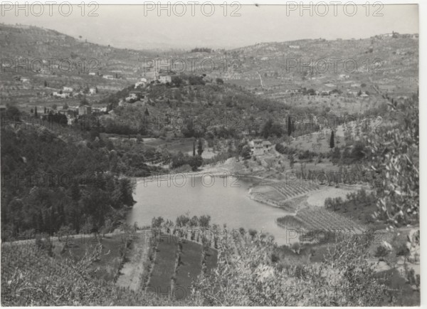 An artificial lake near Florence