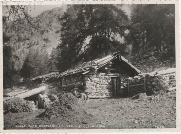 Edolo, Alpe Durello. Old rural building