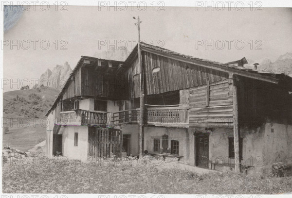 An ancient rural building in Cortina d'Ampezzo